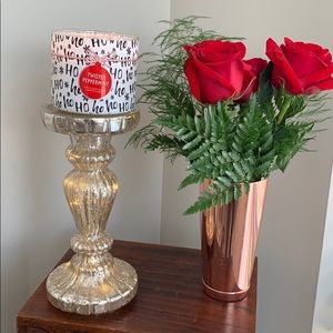 Three wick candle holder